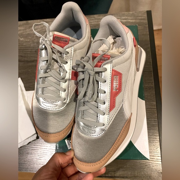 Puma Future Rider Gray sneakers Size 7M - Picture 4 of 6